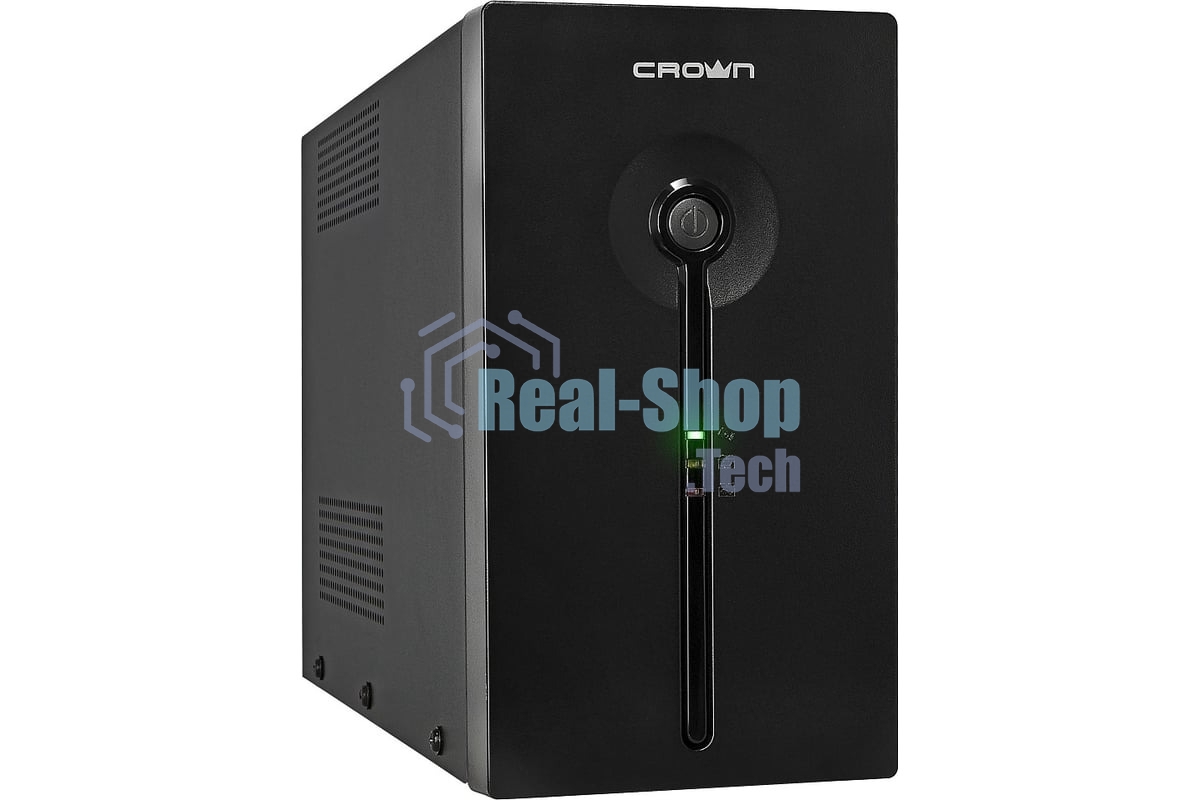 Источник бесперебойного питания Crown CMU-SP1500IEC USB/1500 ВА/900 Вт/8 х IEC 320 C13 (компьютерная)