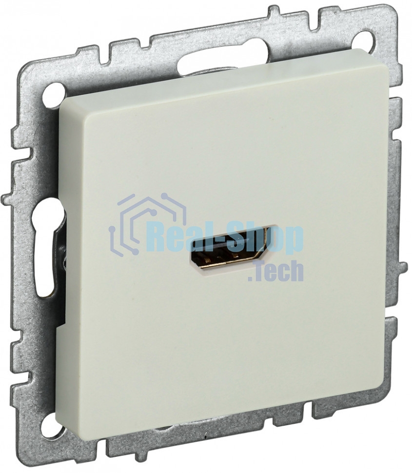 Розетка HDMI IEK BRITE РHDMI-0-БрКр бежевый