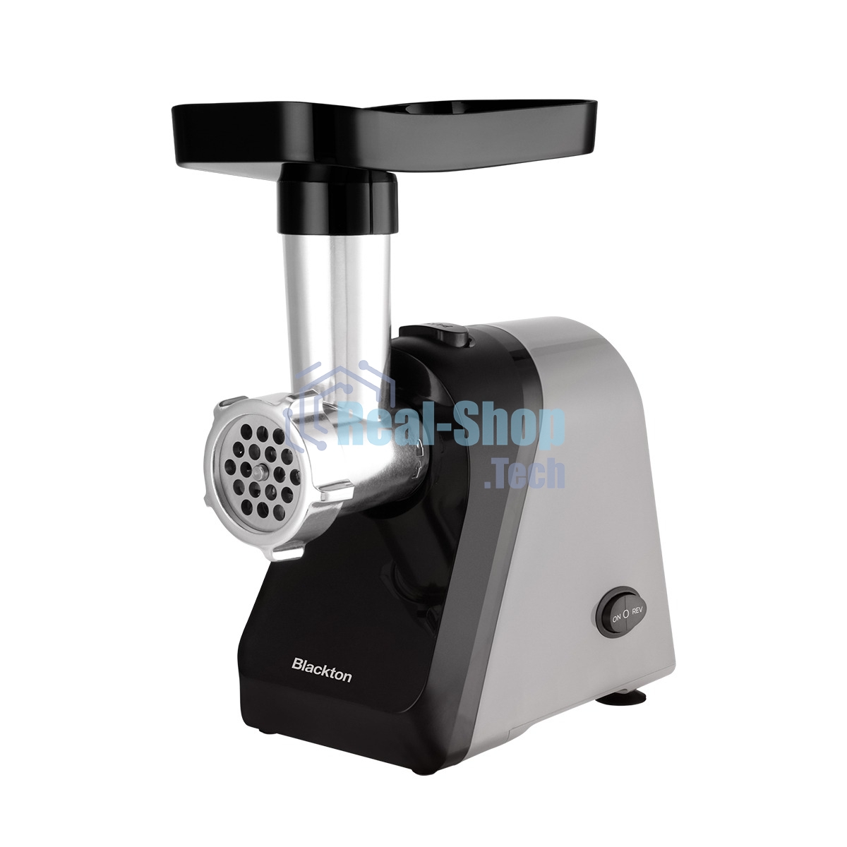 Мясорубка электрическая Blackton Bt MG1110 черный/серый, 1200 Вт, производительность до 1.5 кг/мин/Количество скоростей: 1/Функция реверса/DualProtect технология: защита от перегрузки и перегрева/Прорезиненные ножки/Материал корпуса: пластик/Материал загрузочного отверстия: пластик/Материал ножа: нержавеющая сталь/Самозатачивающийся нож InfiniSharp Pro/Диски 5 мм + 7 мм/Длина шнура: 1 м/Напряжение: 220-240 В, 50-60 Гц