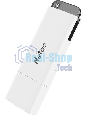 Флешка USB Netac U185 белый USB 3.0 Flash 32Gb, NT03U185N-032G-32WH, LED индикатор