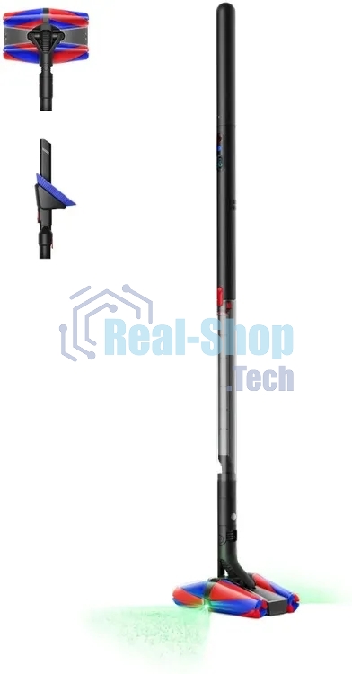 Пылесос вертикальный Dyson Pencil Vac Fluffycones черный, питание от аккумулятора, 55 Вт, уборка сухая, пылесборник 0.08 л