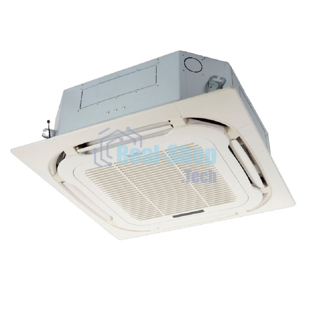 Внутренний блок сплит-системы кассетного типа Ballu Machine BLC_C/in-60HN1_21Y 60000 BTU, 160 м², 47 дБ, охлаждение, обогрев, осушение, белый