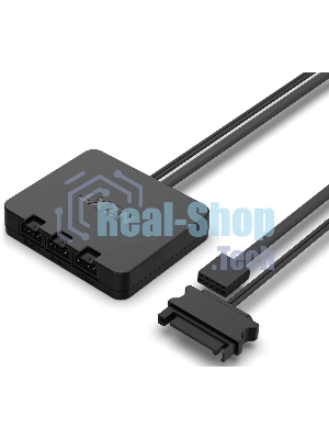 Вентилятор для корпуса Case Cooler NZXT F120 RGb Core Triple Pack (120x120x25мм, 4-pin PWM, RGb, 78.86CFM, 33.88dBA, 1800RPM, черный, 3pcs)