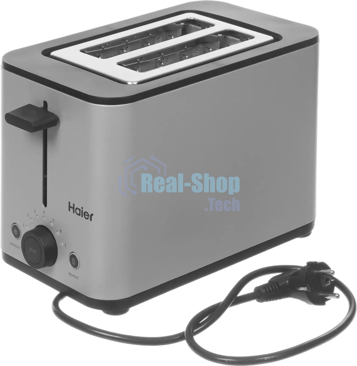 Тостер Haier HT-601 900Вт серебристый