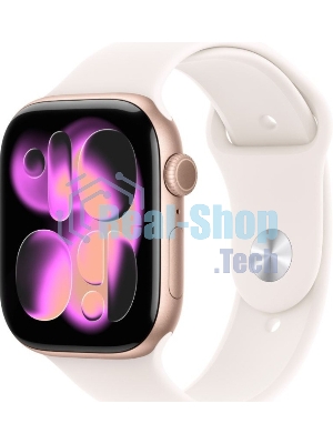 Смарт-часы Apple Watch Series 11 GPS 46mm Rose Gold Al Case Light Blush Sport Band M/L A3333 (MEV74X/A)