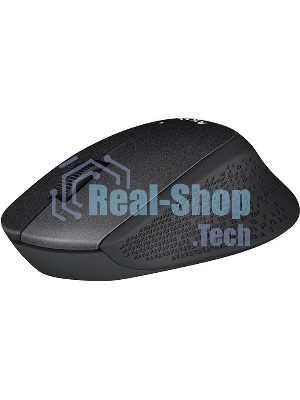 Мышь беспроводная Logitech M330 SILENT PLUS черный, 1000 dpi, радиоканал, USB, кнопки - 3