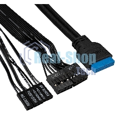 Компьютерный корпус Miditower ExeGate XP-333U-UNS400 (ATX, БП UNS400 с вент. 12см, 1хUSB/2хUSB 3.0, аудио, черный)
