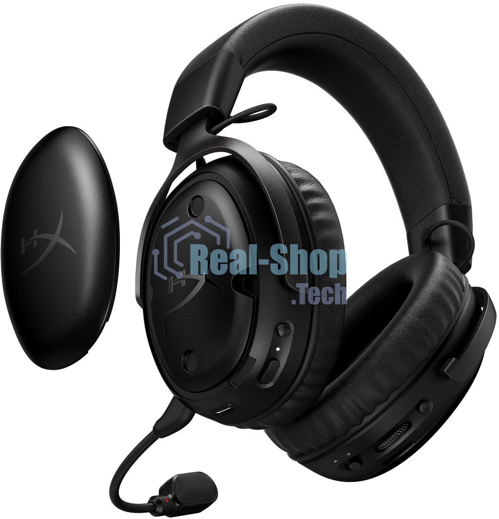 Гарнитура HyperX Cloud III S Wireless чёрный, беспроводная, радиоканал, до 120 ч, съёмный микрофон, совместимость с PS5