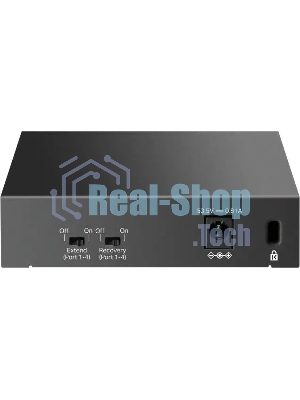 Коммутатор настольный TP-Link LS105LP с 5 портами 10/100 Мбит/с (4 порта PoE)