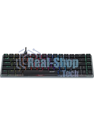 Клавиатура проводная Acer OKW302 (ZL.KBDCC.01C), USB, серебристый