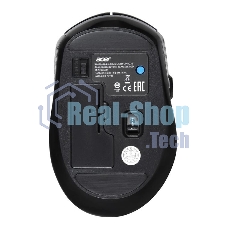Мышь беспроводная Acer OMR070 черный, 1600 dpi, радиоканал, Bluetooth, USB, кнопки - 6