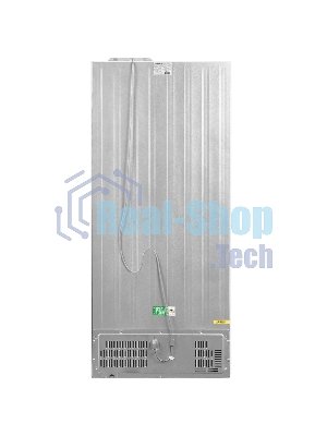Холодильник Maunfeld MFF192NFPW01 Inverter белый трехкамерный 334/184л морозилка снизу, No Frost, Side by Side