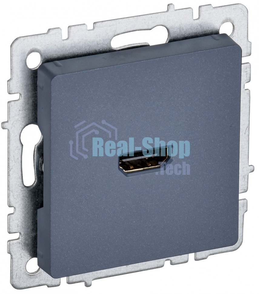 Розетка HDMI IEK BRITE РHDMI-0-БрМ маренго
