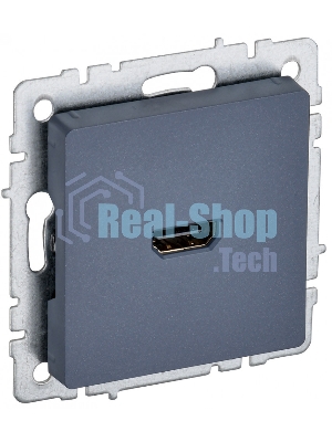 Розетка HDMI IEK BRITE РHDMI-0-БрМ маренго