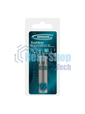 Бита Gross Torx 15х50 мм, сталь S2, шестигр., 2 шт.