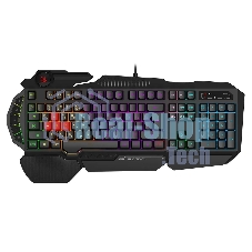 Клавиатура проводная A4Tech Bloody B310N черный USB Multimedia for gamer LED (подставка для запястий) (B310N)