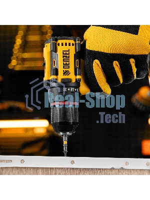 Дрель-шуруповерт Denzel CDH-BL-20, 20 В, 2 Ач, 50 Нм, бесщеточный