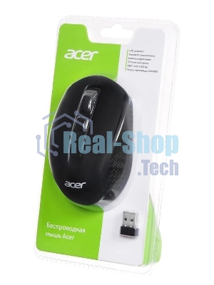 Мышь беспроводная Acer OMR070 черный, 1600 dpi, радиоканал, Bluetooth, USB, кнопки - 6