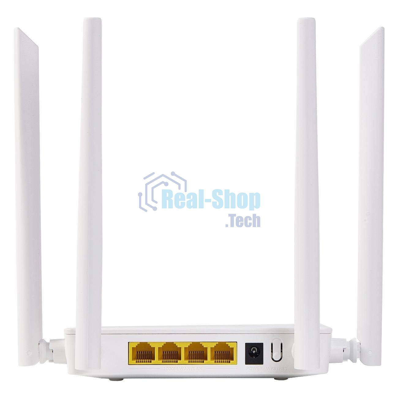 Двухдиапазонный гигабитный роутер Wi-Fi 5 Mesh Router Tech Jeton AC1200 Air, белый