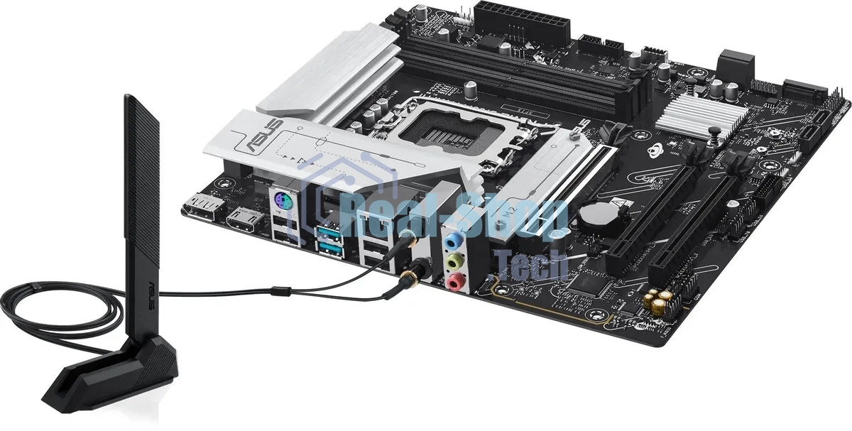 Материнская плата Asus PRIME B760M-A WIFI II Soc-1700 Intel B760 4xDDR5 mATX AC`97 8ch(7.1) 2.5Gg RAID+HDMI+DP