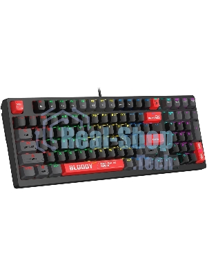 Клавиатура проводная A4Tech Bloody S98 (S98 RED) USB черный/красный
