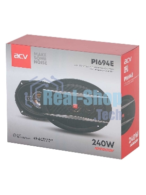 Колонки автомобильные ACV PI-694E 240Вт 88дБ 4Ом 16x23см (6x9дюйм) (ком.:2кол.) коаксиальные четырехполосные