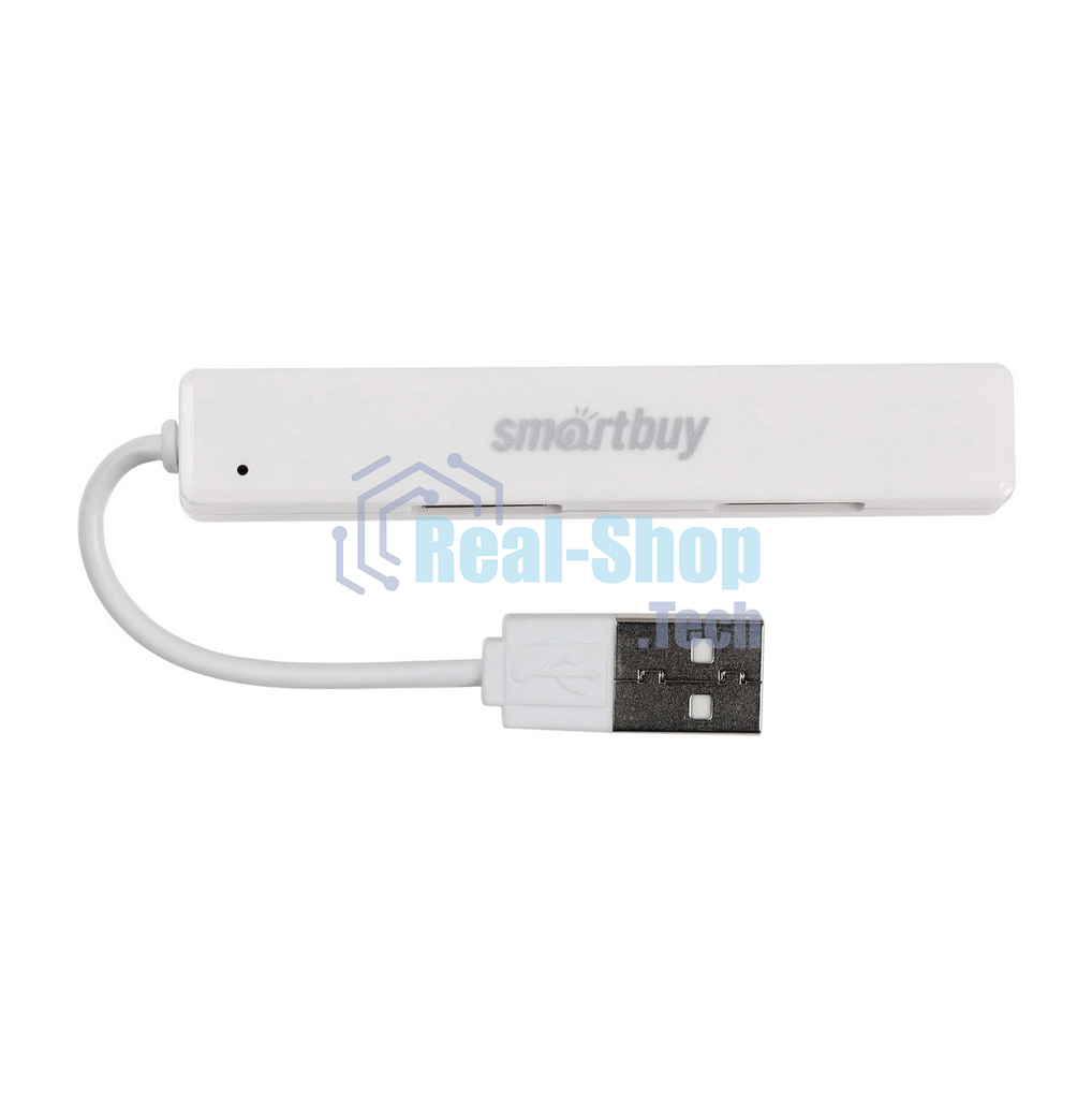 USB-концентратор Smartbuy SBHA-408-W, USB Type A, USB 4 порта, USB