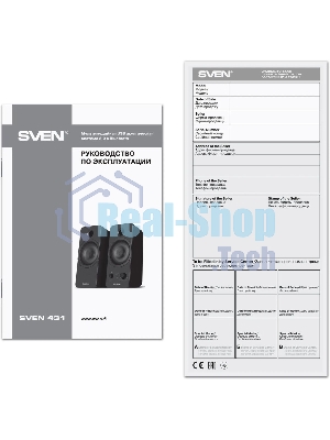 Акустическая система SVEN АС 431, черный (6 Вт, питание USB, Bluetooth)