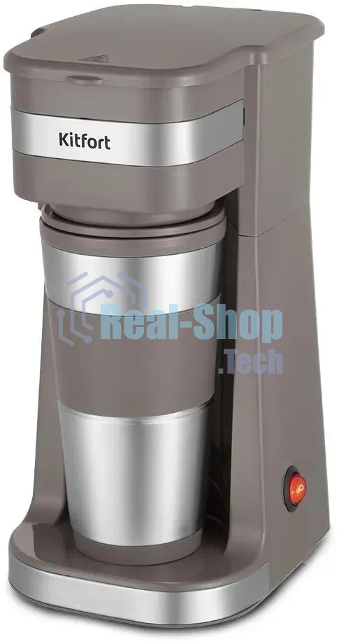 Кофеварка капельная Kitfort КТ-7316 750Вт коричневый/нержавеющая сталь