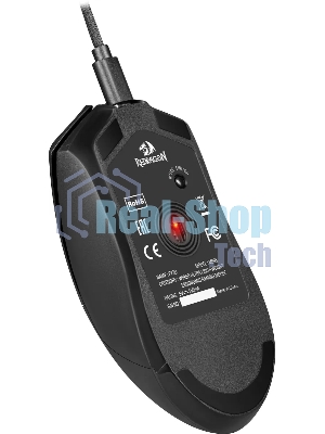 Мышь проводная игровая Redragon FYZU черная (USB, Pixart P3395, Huano, 6 кн., 26000 Dpi, RGb подсветка)