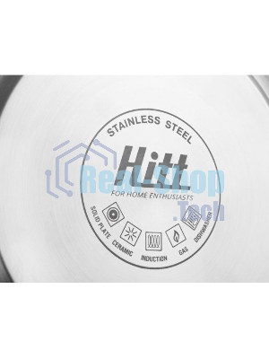 Чайник для плиты HITT H01023/1 Rondo Plus 2,5 л со св., капсул. дно, красный Л6115