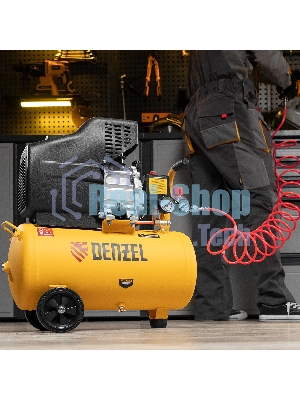 Компрессор воздушный Denzel DC1500/24 прям. привод, 1,5 кВт, 24 литра, 220 л/мин