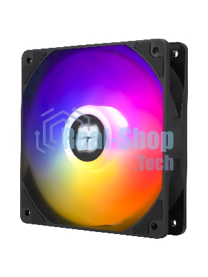 Кулер для корпуса Thermaltight TL-C12C-S (120x120x25мм, 4-pin PWM, ARGB, 66.17CFM, 25.6dBA, 1550RPM, черный)