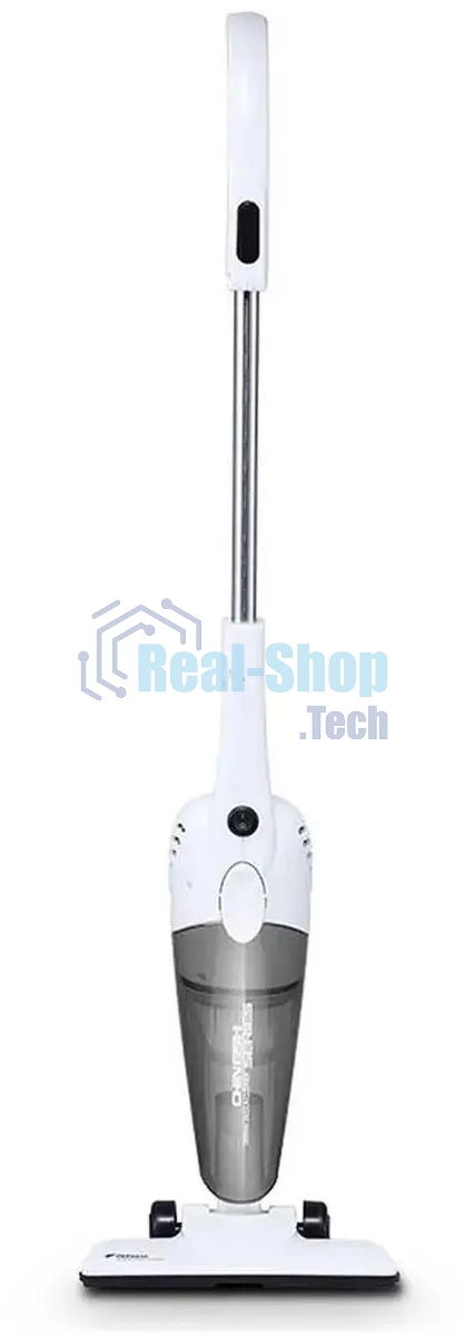 Пылесос вертикальный Deerma DX118C белый/серый, питание от сети, 230 Вт, уборка сухая, пылесборник 1.2 л