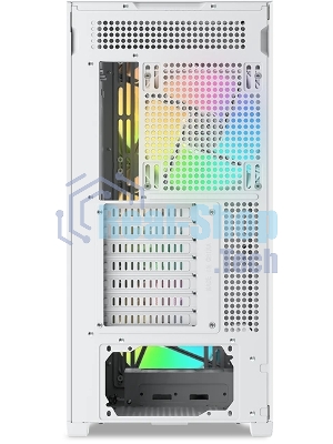 Компьютерный корпус без блока питания SAMA Z60 белый, Midi-Tower, TG, 4x140мм ARGb, 2xUSB 3.0 + 1xUSB 3.1 Type-C, E-ATX, ATX, mATX, mITX белый