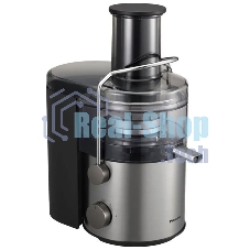 Соковыжималка Panasonic MJ-CB600STQ серебристый, центробежная, 1000 Вт, 1500 мл, механическое