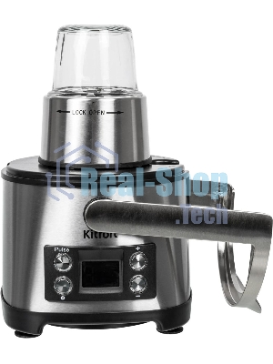 Кухонный комбайн Kitfort KT-1395 800Вт серебристый/черный