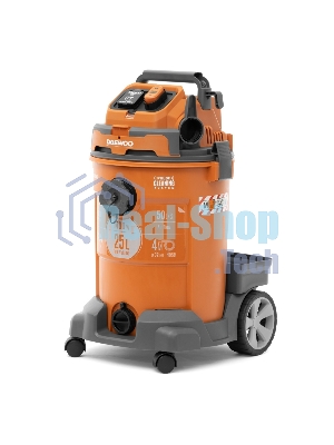 Строительный пылесос Daewoo DAVC 2500SD 1400Вт (уборка: сухая/сбор воды/выдув) оранжевый