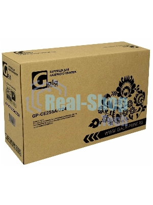 Картридж лазерный GalaPrint GP-CE255A/724 черный (6000 стр.) для HP LJ P3010/3015d/3015dn/3015n/3015x/3016/MFP M525/Canon LBP6750dn/6780x