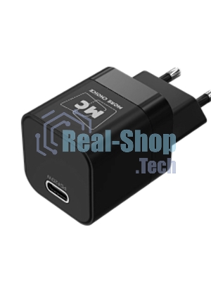 Сетевое зарядное устройство MORE CHOICE (4620202555847) NC86a 1Type-C 3.0A PD 20W для Type-C Type-C, черный