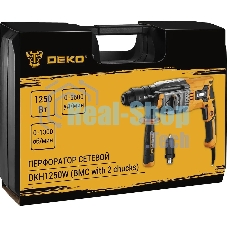Перфоратор Deko DKH1250W, SDS-plus, 1250 Вт, 3,2 Дж, от сети