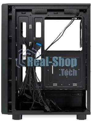 Компьютерный корпус HSPD M510, Mesh Mid Tower, черный, TG, 0.5 SPCC, 4x120мм ARGB ATX, mATX, mITX 180/280/160мм 1x2.5