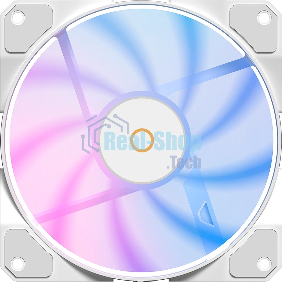 Кулер для процессора Ocypus Beta F12 WH ARGB, 120x120x25мм, 4-PIN PWM, 800-1600 RPM, 29 DBA MAX, HYDRO BEARING