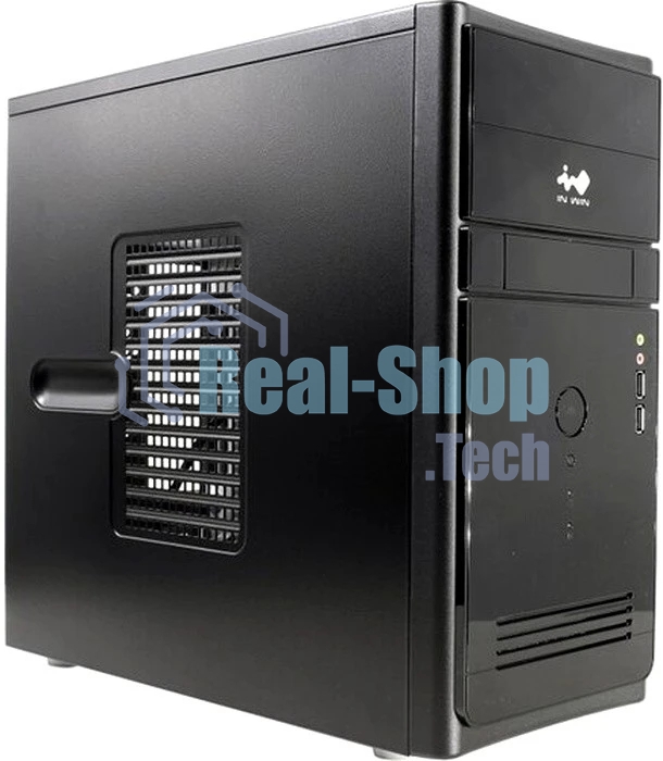 Компьютерный корпус Mini Tower InWin ENR021, 600W PM-600ATX U3.0*2+A(HD) mATX, черный