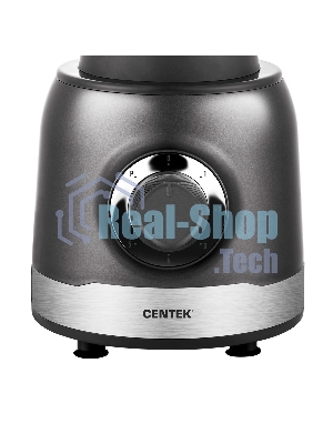 Блендер стационарный Centek CT-1326 серебристый/черный, 1300 Вт, 5 скоростей