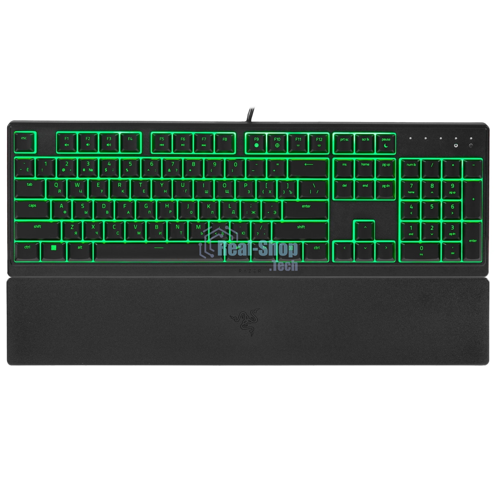 Клавиатура Razer Ornata V3 X проводная, USB Type-A, чёрный (РУ раскладка)