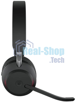Гарнитура Jabra Evolve2 65 чёрный, беспроводная, Bluetooth, до 35 ч, подсветка