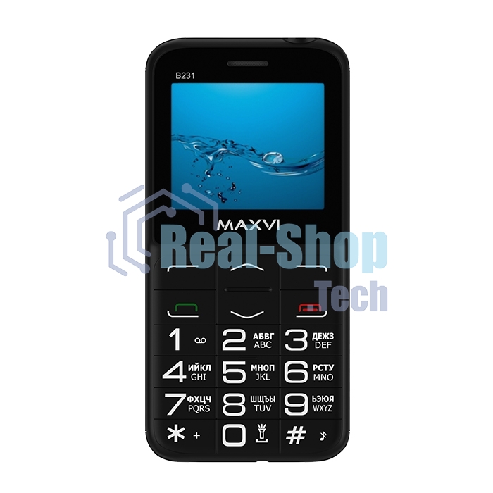 Мобильный телефон Maxvi B231 черный