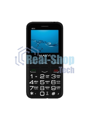 Мобильный телефон Maxvi B231 черный