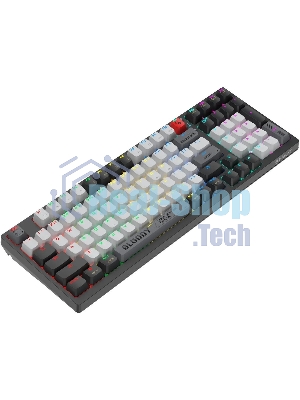 Клавиатура беспроводная механическая A4Tech Bloody WS98 USB черный/серый (WS98)